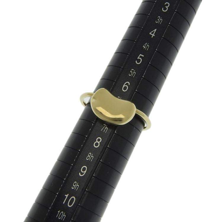 Pre Owned Tiffany & Co. Bean 18K Yellow Gold Ring EU 46