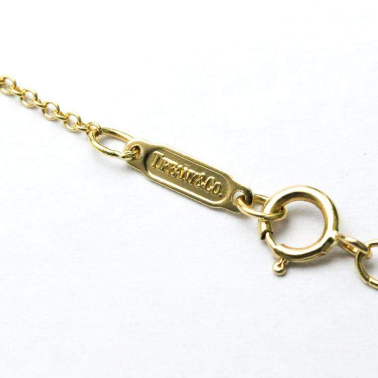 Pre Owned Tiffany & Co. Signature X 18K Yellow Gold Diamond Necklace