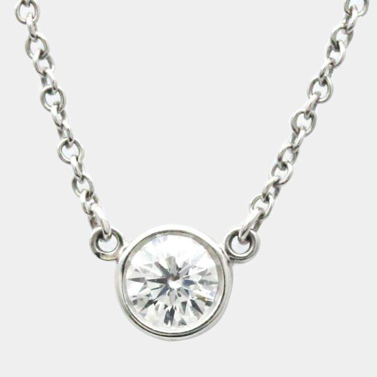 Tiffany & Co. Diamonds by the Yard Platinum Diamond Necklace Tiffany ...