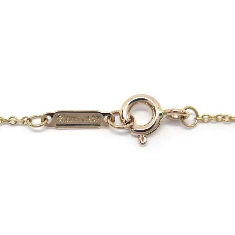 Pre Owned Tiffany & Co. Atlas 18K Rose Gold Diamond Necklace