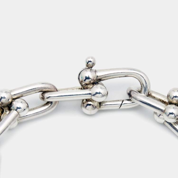 Pre Owned Tiffany & Co Hardwear Link Sterling Silver Bracelet
