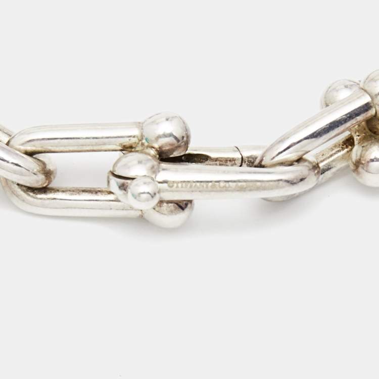 Pre Owned Tiffany & Co Hardwear Link Sterling Silver Bracelet