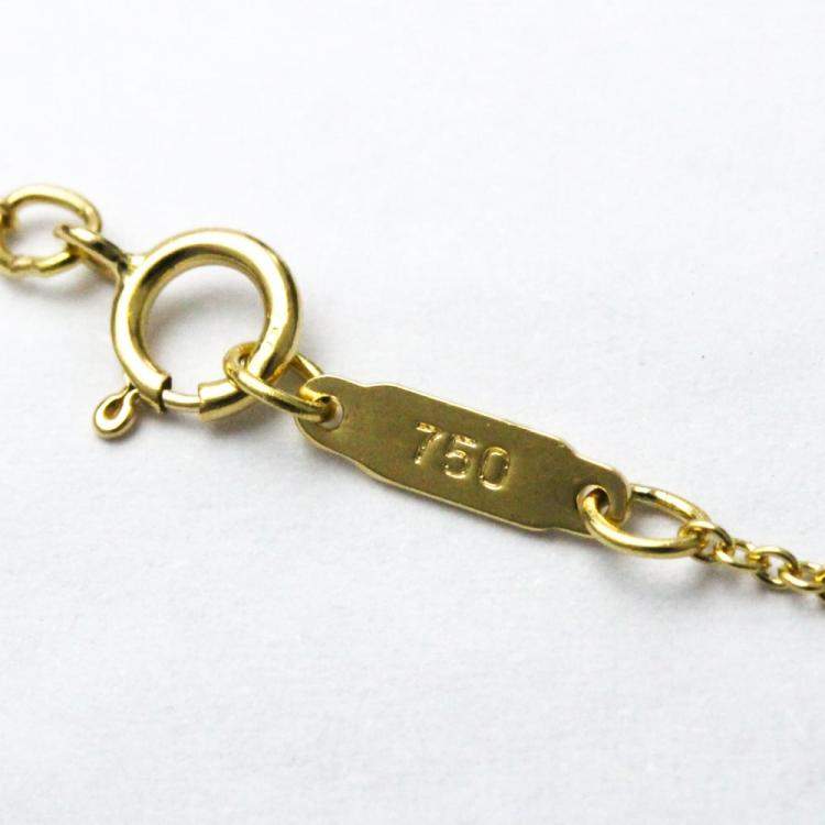 Pre Owned Tiffany & Co. Vintage 18K Yellow Gold Amethyst Necklace