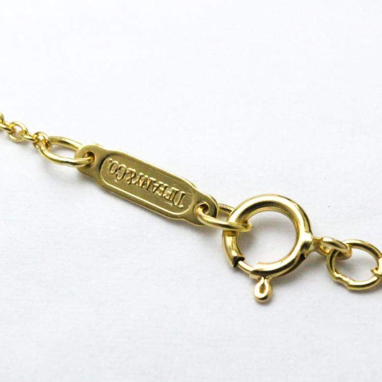 Pre Owned Tiffany & Co. Vintage 18K Yellow Gold Amethyst Necklace