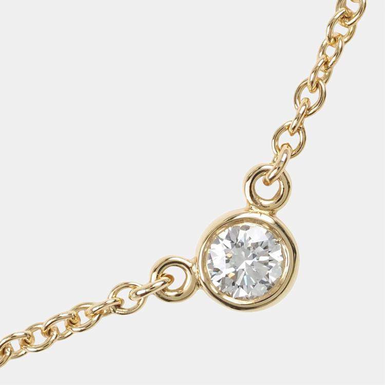 Tiffany & Co. Diamonds by the Yard 18K Yellow Gold Diamond Necklace