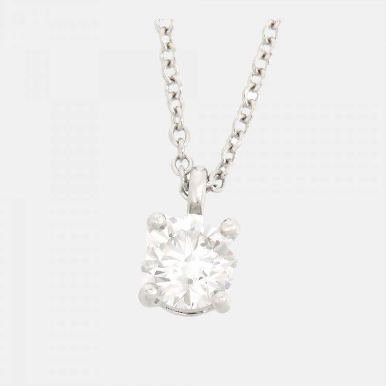 Tiffany & Co. Diamond Solitaire Pendant
