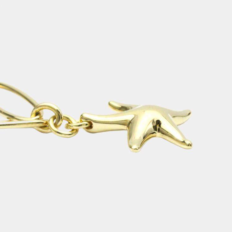 Pre Owned Tiffany & Co. Elsa Peretti Starfish 18K Yellow Gold Bracelet 17