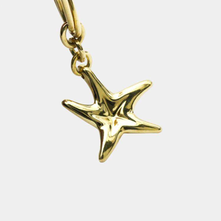 Pre Owned Tiffany & Co. Elsa Peretti Starfish 18K Yellow Gold Bracelet 17