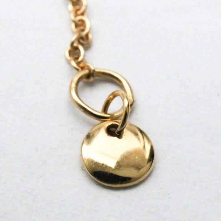 Pre Owned Tiffany & Co. Paloma Picasso Heart Arrow Graffiti 18K Rose Gold Necklace