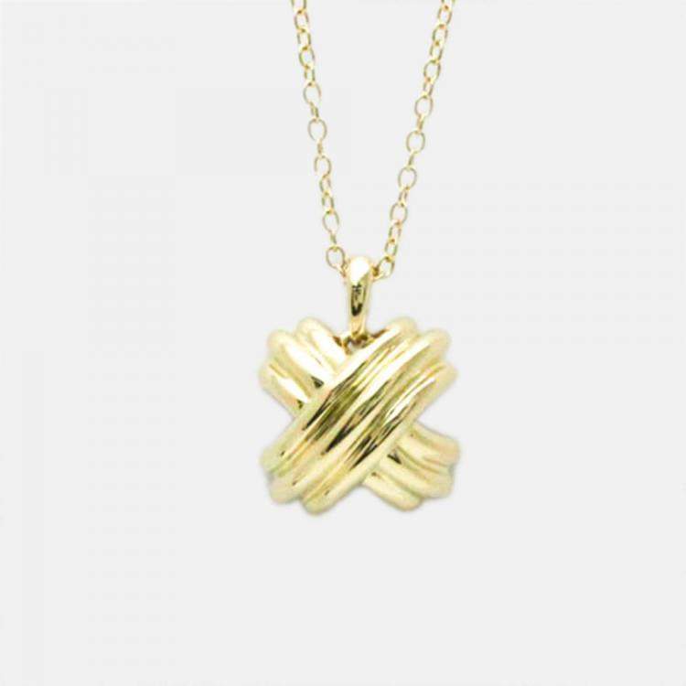 Tiffany & Co. X Necklace in 18K Yellow Gold by WP Diamonds – myGemma| Item  #104347