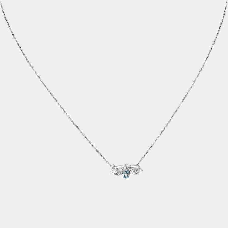 Tiffany aquamarine sale necklace