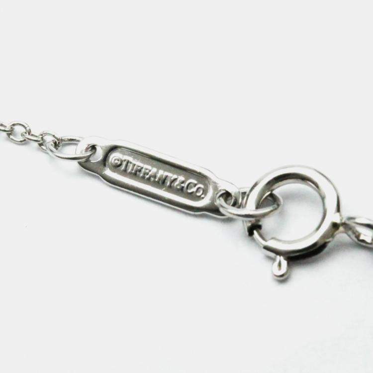 Pre Owned Tiffany & Co. Loving Heart Platinum Diamond Necklace