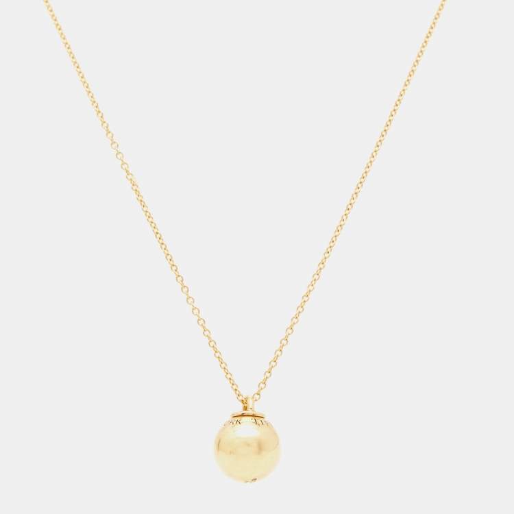 Pre Owned Tiffany & Co.  HardWear Ball 18k Yellow Gold Necklace