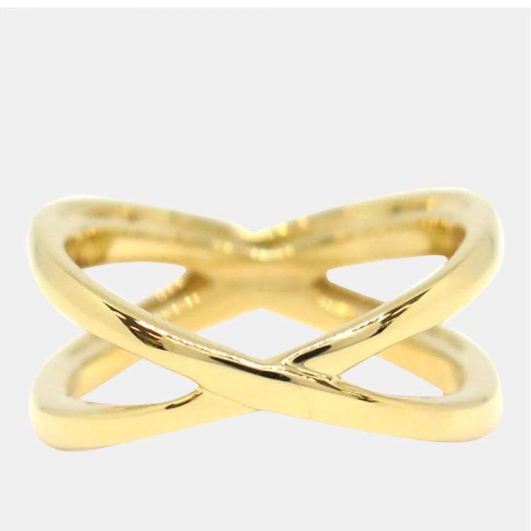 Tiffany Cross Over Diamond Ring