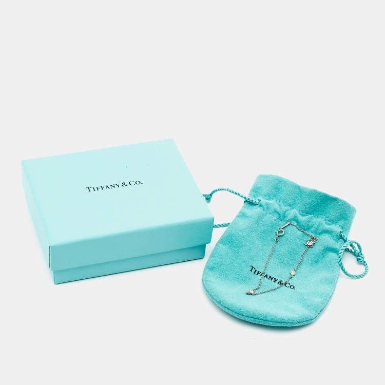 Pre Owned Tiffany & Co. Elsa Peretti Diamonds by the Yard Platinum Bracelet