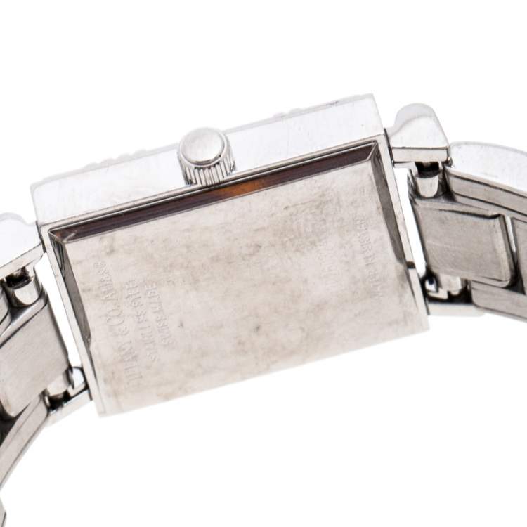 Pre Owned Tiffany & Co. Grey Stainless Steel Atlas 30260324 Women's Wristwatch 23MM