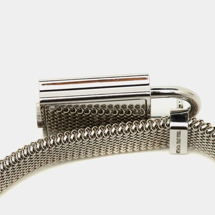 Pre Owned Tiffany & Co. White Stainless Steel 1837 Women's Wristwatch 20 mm