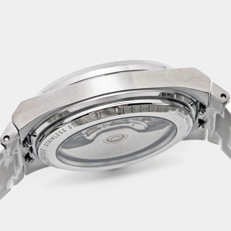 Pre Owned Tissot Mother Of Pearl Stainless Steel Powermatic 80 PRX T137.207.11.111.00 Women's Wristwatch 35 mm