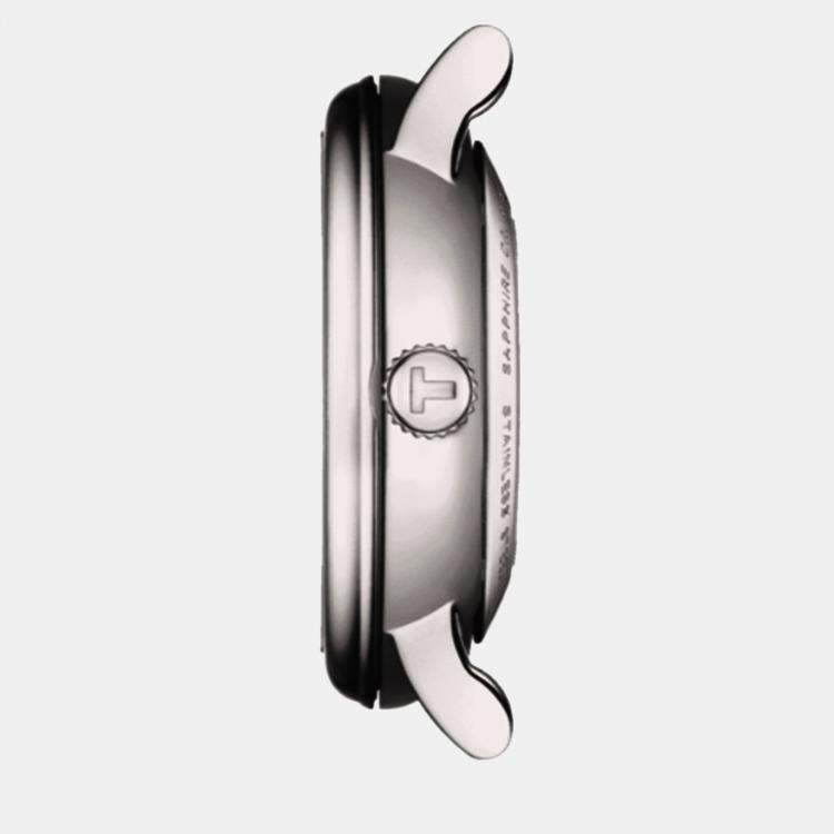 Pre Owned Tissot Black Leather Watch 30 mm