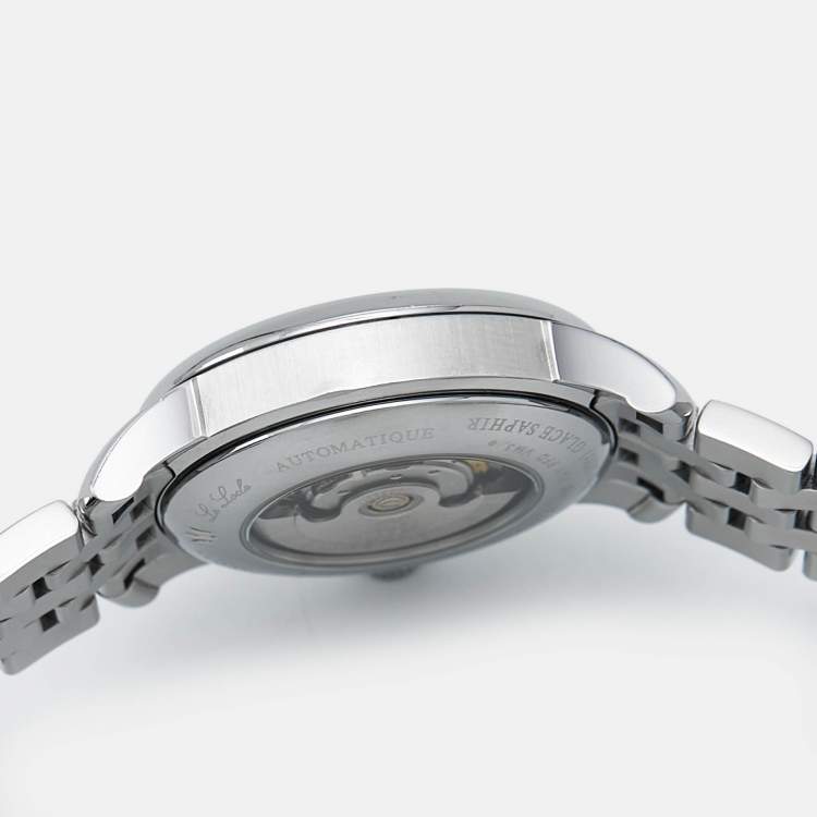 Pre Owned Tissot Silver Diamond Stainless Steel Le Locle T006.207.11.036.00 Women's Wristwatch 29 mm
