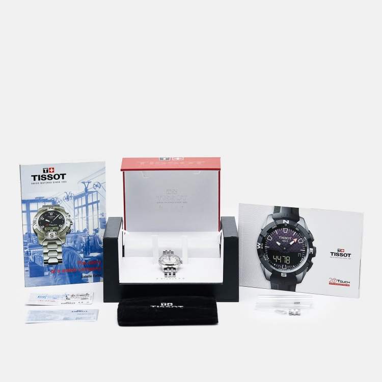 Pre Owned Tissot Silver Diamond Stainless Steel Le Locle T006.207.11.036.00 Women's Wristwatch 29 mm