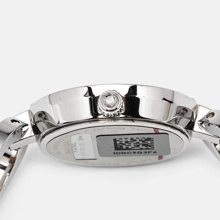 Pre Owned Tissot T-Lady Pinky T084.210.22.117.00 Mother Of Pearl Dial Two-Tone Stainless Steel Women's Wristwatch 27 mm