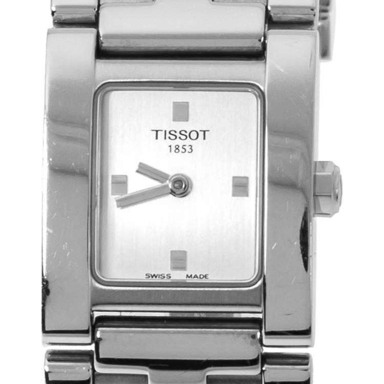 Pre Owned  Tissot SIlver Stainless Steel L840K Women's Wristwatch 21 MM