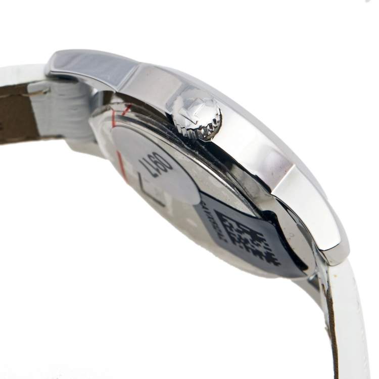 Pre Owned Tissot Mother Of Pearl Stainless Steel Leather Class Dream T033.210.16.111.00 Women's Wristwatch 28 mm