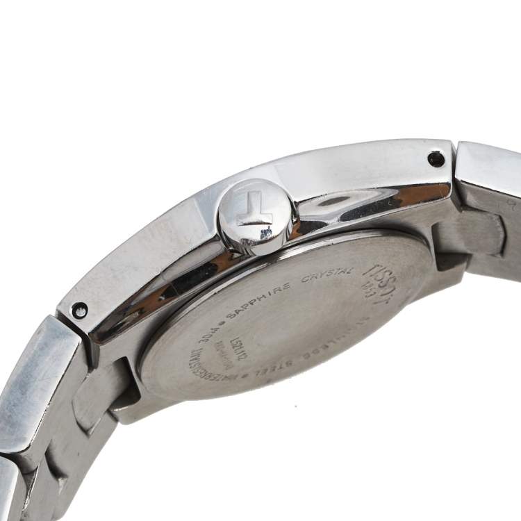 Pre Owned Tissot Mother of Pearl Stainless Steel L521.112 Women's Wristwatch 23 mm