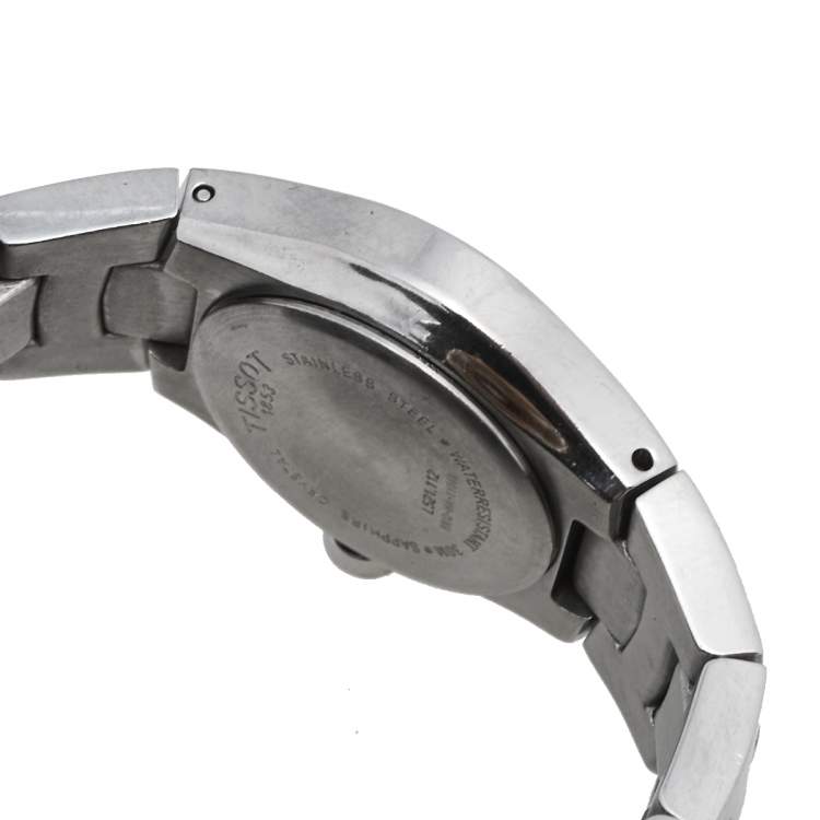 Pre Owned Tissot Mother of Pearl Stainless Steel L521.112 Women's Wristwatch 23 mm
