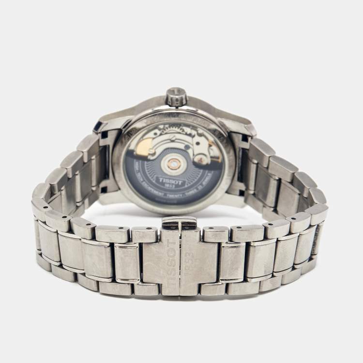 Pre Owned Tissot Grey Titanium Powermatic 80 T087207A Women's Wristwatch 32 mm
