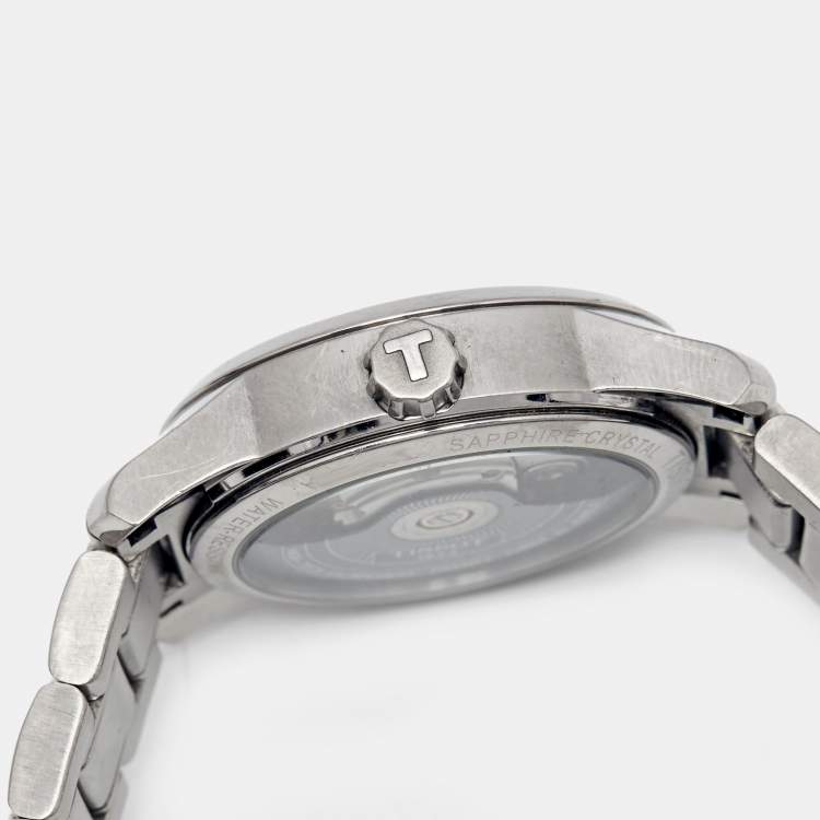 Pre Owned Tissot Grey Titanium Powermatic 80 T087207A Women's Wristwatch 32 mm
