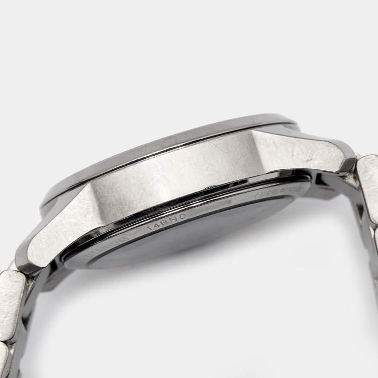 Pre Owned Tissot Grey Titanium Powermatic 80 T087207A Women's Wristwatch 32 mm