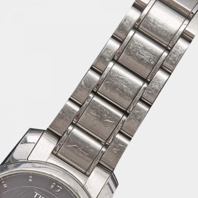Pre Owned Tissot Grey Titanium Powermatic 80 T087207A Women's Wristwatch 32 mm