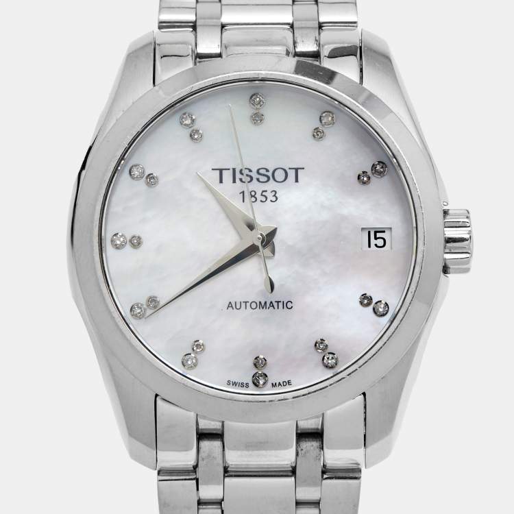 Pre Owned Tissot  Stainless Steel Couturier Quartz Women's Wristwatch