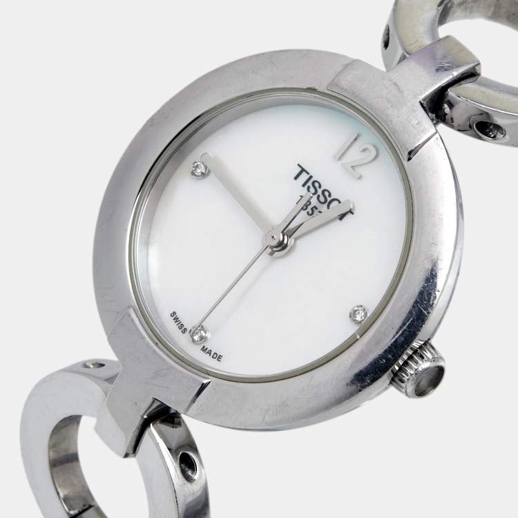 Tissot Mother of Pearl Stainless Steel Pinky T084.210.11.116.01