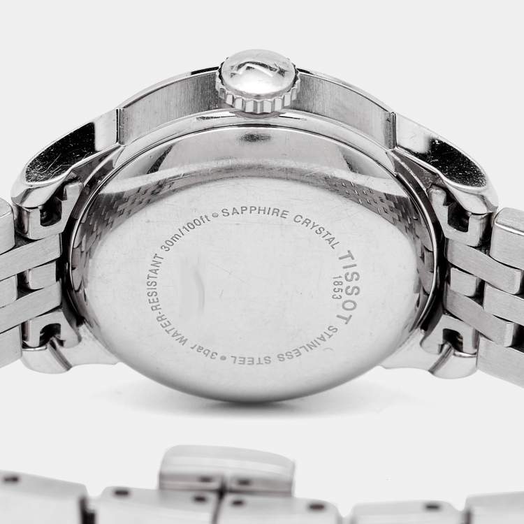 Pre Owned Tissot Silver Stainless Steel Le Locle T41.1.183.33 Women's Wristwatch 25.30 mm