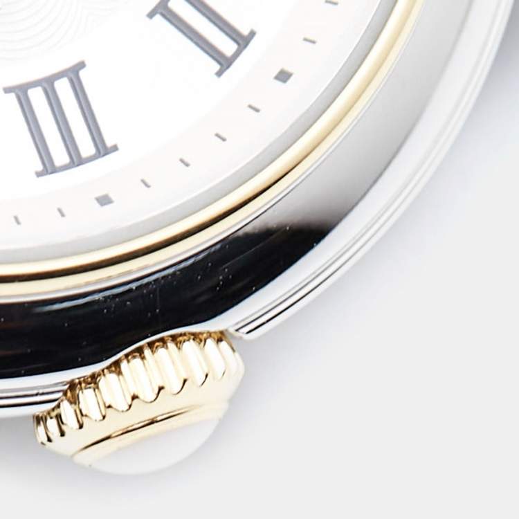 Pre Owned Tissot Silver Two-Tone Stainless Steel Bellissima T126.010.22.013.00 Women's Wristwatch 26 mm