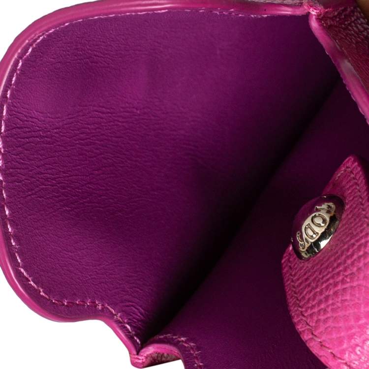 Pre Owned Tod's Pink Leather Phone Case