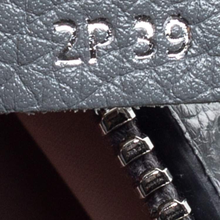 Pre Owned Tod's Grey Leather Medium Don Bauletto Gommino Bag