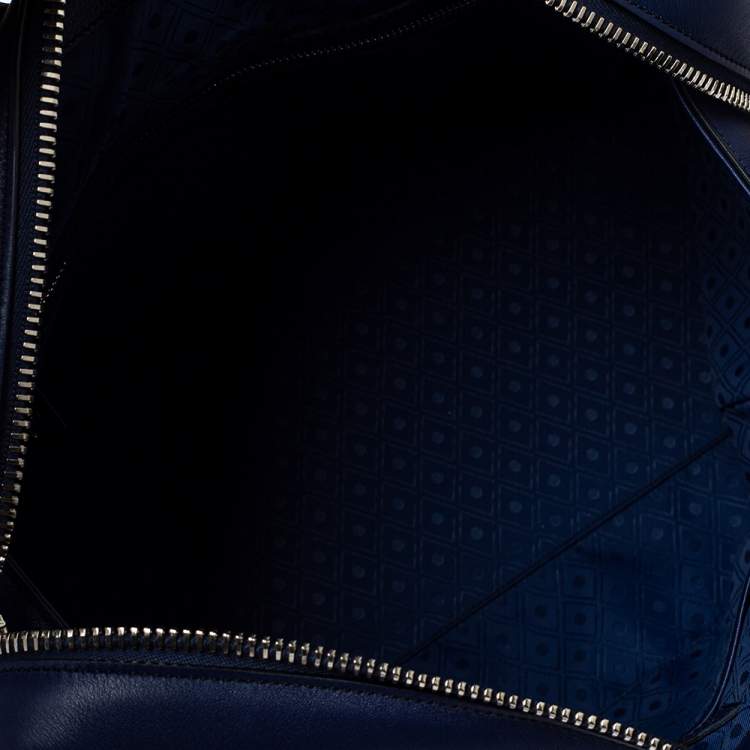 Pre Owned Tod's Navy Blue Leather D Styling Bowler Bag