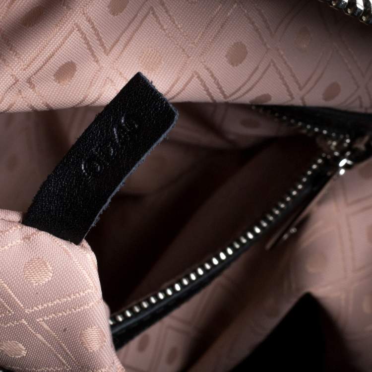 Pre Owned Tod's Black Leather D Styling Bowler Bag