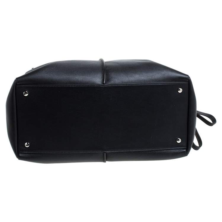 Pre Owned Tod's Black Leather D Styling Bowler Bag