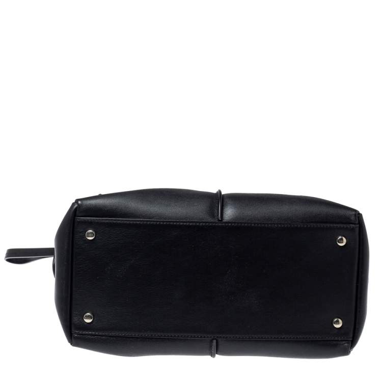 Pre Owned Tod's Black Leather D Styling Bowler Bag
