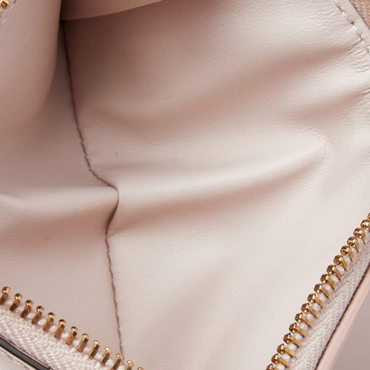 Pre Owned Tod's Beige Leather Continental Wallet