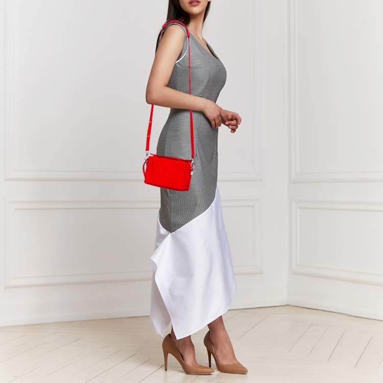 JP Tods Handbag Leather & Micro Handbag Miky Zip Piccola Red (TD1737)