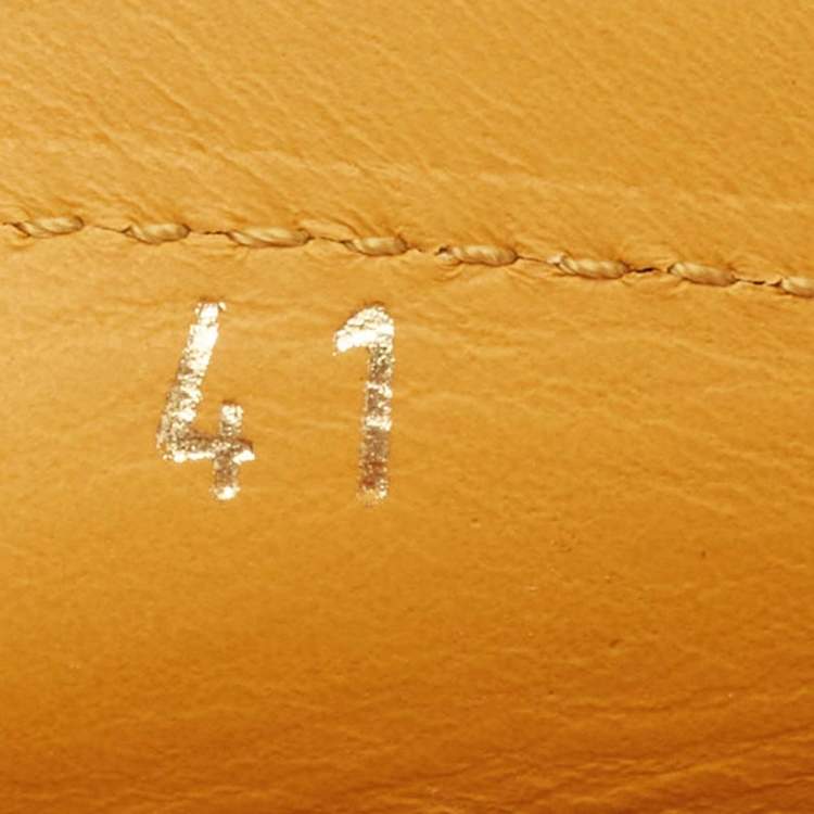 Pre Owned Tod's Yellow Suede Lace Up Loafers Size 41