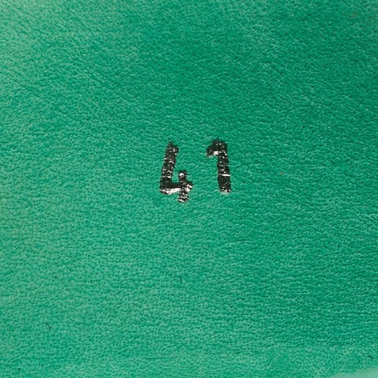 Pre Owned Tod's Green Suede City Gommino Loafers Size 41