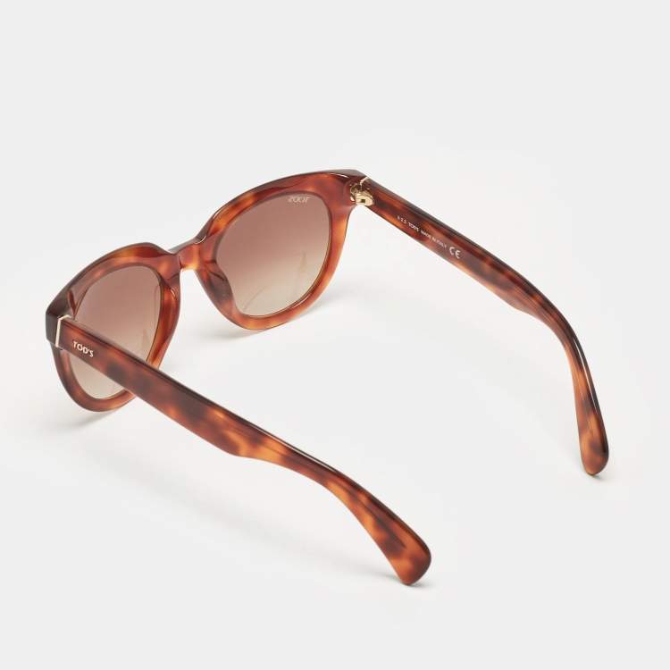 Pre Owned Tod's Tortoise Gradient TO 117 Wayfarer Sunglasses