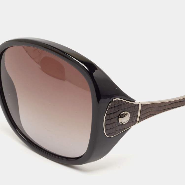 Pre Owned Tod's Black Gradient TO42 Oversized Sunglasses